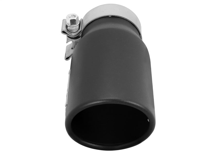 aFe MACHForce XP 3in Inlet x 4in Outlet x 9in Length Clamp-On Black Tip - 49T30401-B09