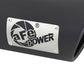 aFe MACHForce XP 3in Inlet x 4in Outlet x 9in Length Clamp-On Black Tip - 49T30401-B09