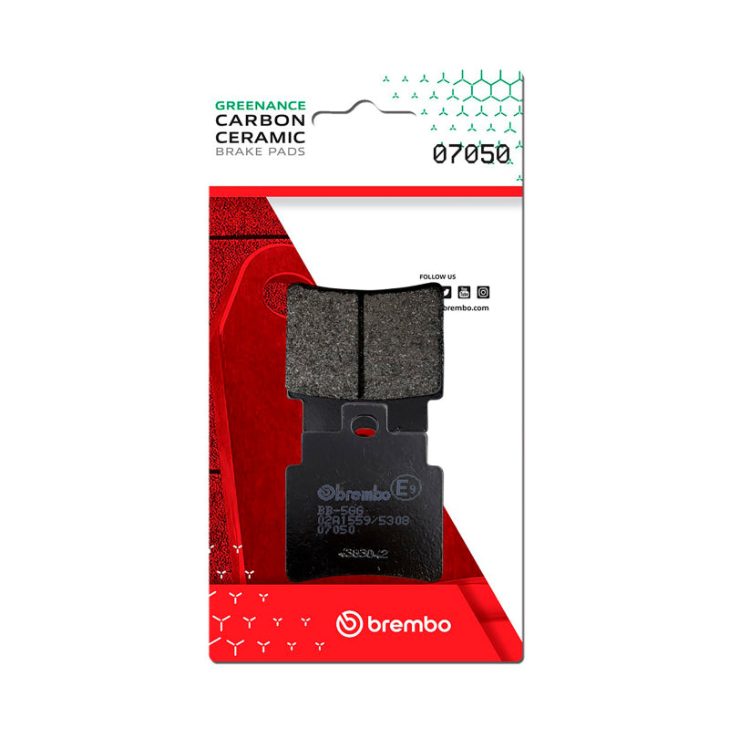 Brembo OE Kymco Grand Dink/SYM Joymax/SYM Gts Carbon Ceramic Brake Pad - Front - 07050