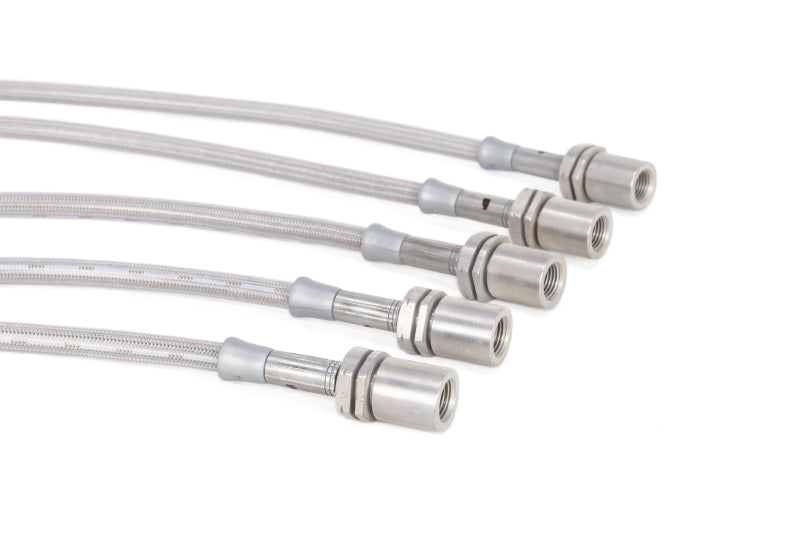 Goodridge 8/84-7/87 Toyota Corolla GTS Stainless Steel Brake Line Kit - 21080