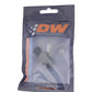 DeatschWerks 8AN Male Flare to 1/4in Male NPT Adapter - Anodized Matte Black - 6-02-0904-B