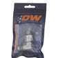 DeatschWerks 8AN ORB Male Swivel to 8AN Male Flare 90-Degree Fitting - Anodized DW Titanium - 6-02-0411