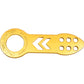 NRG Universal Front Tow Hook - Gold Dip - TOW-100GD
