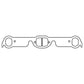 Cometic Pontiac 326-455 CI V8 .043in Copper Exhaust Manifold Gasket Set - 2.000in x 1.550in D-Ports - C15342C