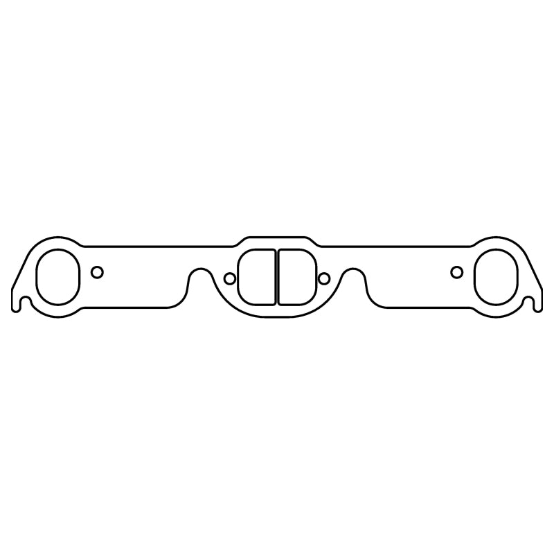 Cometic Pontiac 326-455 CI V8 .043in Copper Exhaust Manifold Gasket Set - 2.000in x 1.550in D-Ports - C15342C