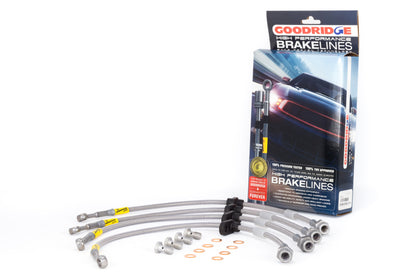 Goodridge 98-00 Honda Accord w/ Rear Disc Brake Lines - 20004