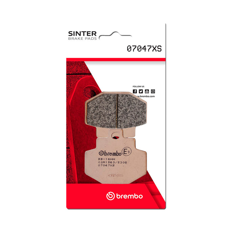 Brembo OE 00-05 Piaggio Vespa GT 60 250cc Brake Pad - Rear - 07047XS