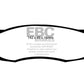 EBC 00-01 Ford Expedition 4.6 2WD Greenstuff Rear Brake Pads - DP61633