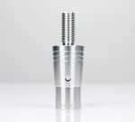 NRG 14mm Euro Aluminum Adapter w/ M10x1.5 Thread Pitch - Silver - SKA-014SL