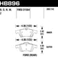 Hawk 16-18 Focus RS DTC-30 Rear Race Pads - HB896W.568
