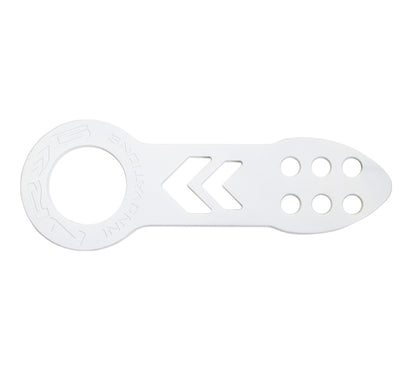NRG Universal Front Tow Hook - White Powder Coat - TOW-100WT