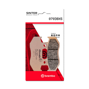 Brembo OE Honda Scv/Honda Ch/Honda Ses/Honda Ps/Honda Sh/Honda Lead Sinter Brake Pad - Front - 07038XS