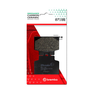 Brembo OE Piaggio Mp3 Carbon Ceramic Brake Pad - Front - 07108