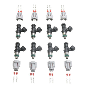 DeatschWerks Set of 8 2400cc/min for Fitech Go EFI 8/Holley Super Sniper 1250 - 16S-19-2400-8
