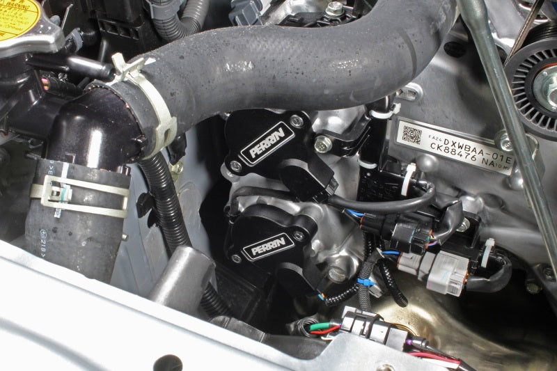 PERRIN 13-25 Subaru BRZ / Scion FR-S / Toyota 86 & GR86 Cam Solenoid Cover - Black - PSP-ENG-173BK