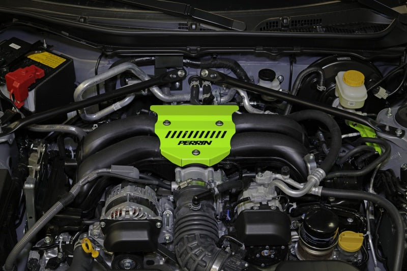 PERRIN 22-25 Subaru BRZ / Toyota GR86 Engine Cover - Neon Yellow - PSP-ENG-162NY
