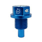 NRG Magnetic Oil Drain Plug M14X1.5 Acura/Honda/Mazda/Mitsubishi - Blue - NOP-100BL