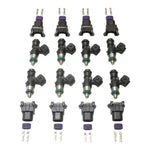 Deatschwerks Set of 8 1500cc/min For The Fitech Go EFI 8/Holley Super Sniper 1250/ Sniper Xflow 1375 - 16M-19-1500-8