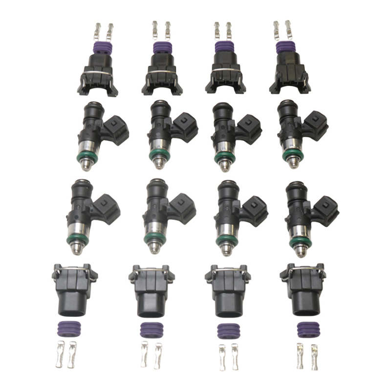 Deatschwerks Set of 8 1500cc/min For The Fitech Go EFI 8/Holley Super Sniper 1250/ Sniper Xflow 1375 - 16M-19-1500-8