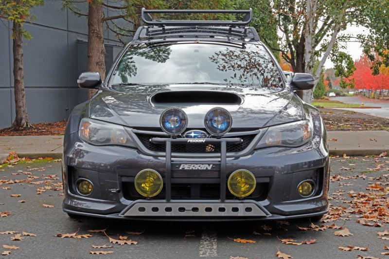 PERRIN 08-14 Subaru WRX & STI / 08-11 Impreza / 05-09 Legacy Tow Hook Kit (Front) - Flat Black - PSP-BDY-231BK