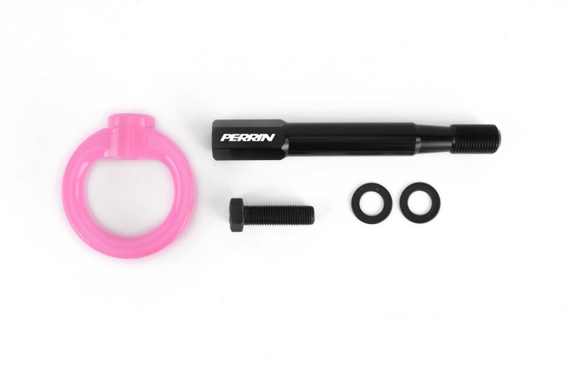 PERRIN 15-21 Subaru WRX/STI Tow Hook Kit (Rear) - Hyper Pink - PSP-BDY-252HP