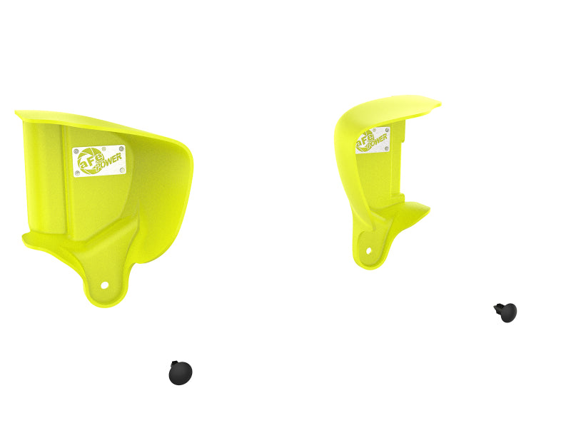 aFe Magnum FORCE Dynamic Air Scoop 15-18 BMW M3/15-20 M4 - Yellow - 54-13032SE