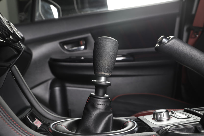 GrimmSpeed Shift Knob Stainless Steel - Subaru 5 Speed and 6 Speed Manual Transmission - Black - 380001