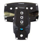 NRG Brushed Aluminum Sport Pedal A/T - Black w/Black Rubber Inserts - PDL-250BK