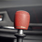 GrimmSpeed Stubby Shift Knob Stainless Steel Red - M12x1.25 - 380003