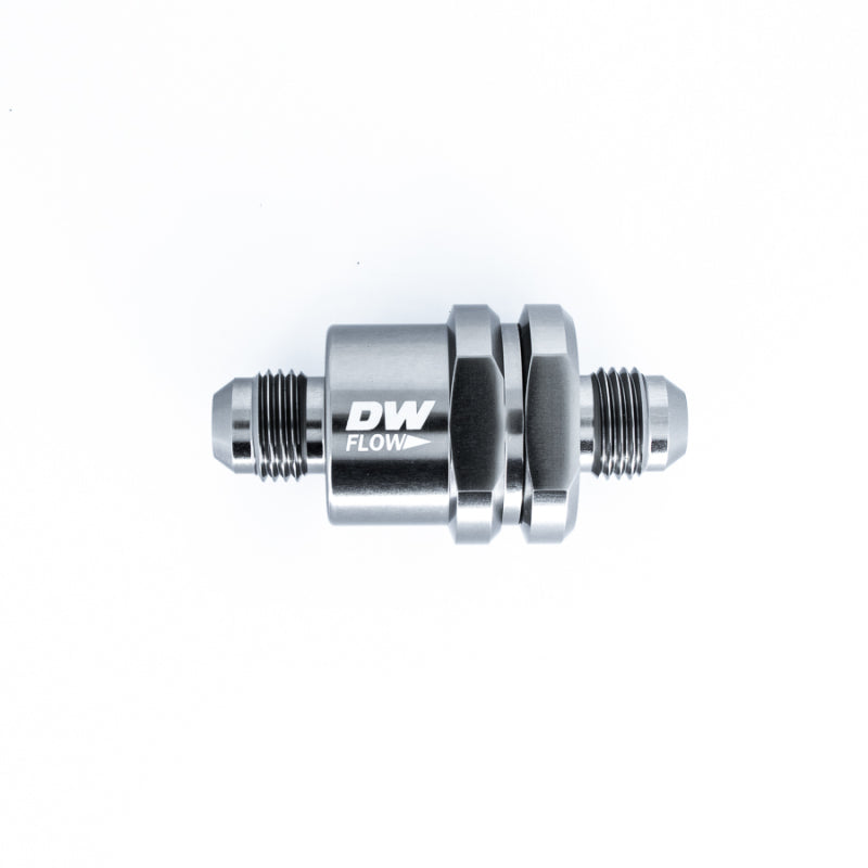 DeatschWerks 6AN Male Flare + 6AN Male Flare One Way Check Valve - 6-02-0723