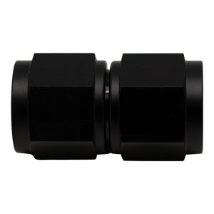DeatschWerks 10AN Flare Female Swivel to 10AN Flare Female Swivel - Anodized Matte Black - 6-02-0211-B
