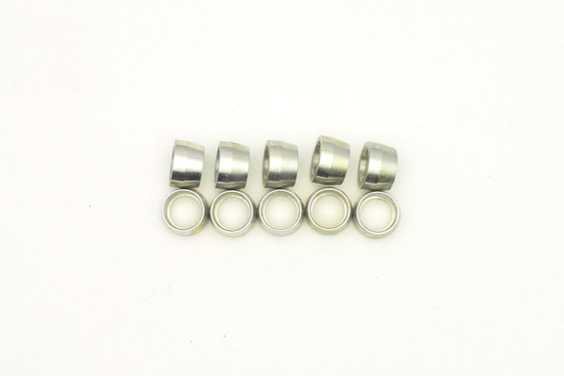 DeatschWerks Replacement PTFE Hose End Olive Insert 6AN (Pack of 10) - 6-02-0867