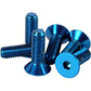 NRG Steering Wheel Screw Upgrade Kit (Conical) - Blue - SWS-100BL