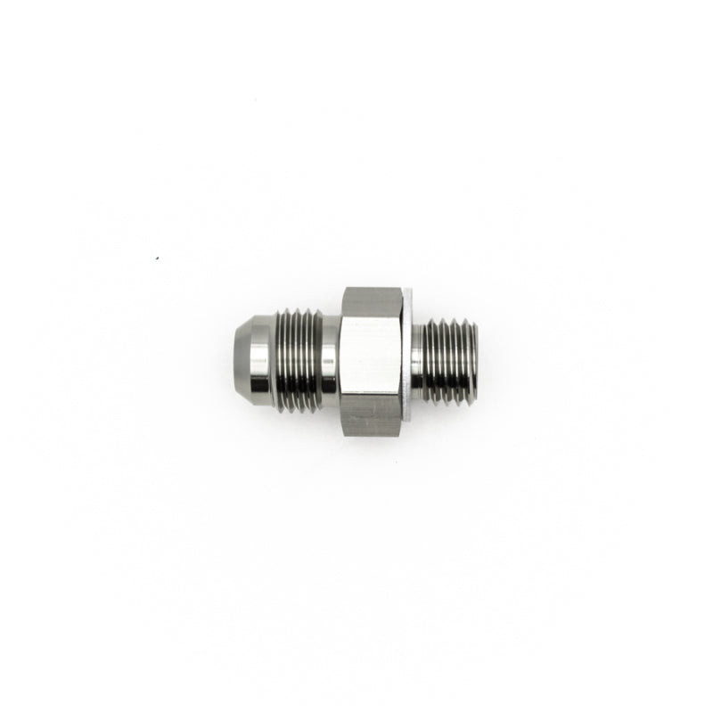 DeatschWerks 6AN Male Flare To M12 X 1.5 Male Metric Adapter  (Incl. Crush Washer) - 6-02-0613
