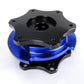 NRG Race Short Hub Datsun - Black Body Blue Ring - SRK-R200BK-BL