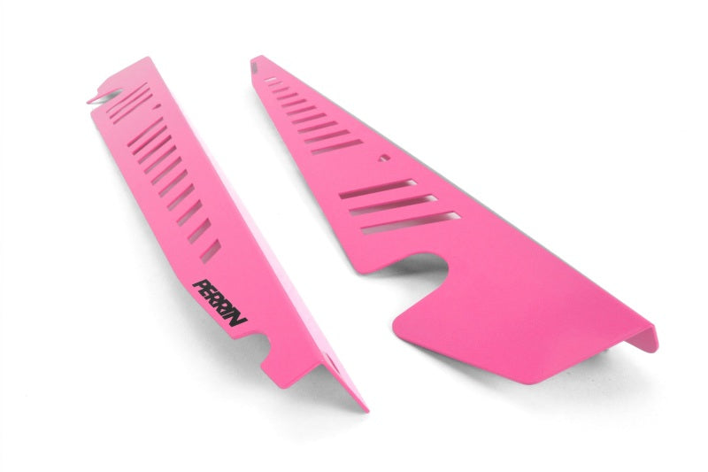 PERRIN 15-21 Subaru WRX/STI Fender Shroud Set - Hyper Pink - PSP-ENG-550HP