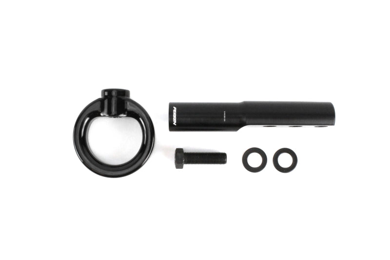 PERRIN 17-21 Honda Civic Si/Type R/Touring/Hatchback Tow Hook Kit Front - Gloss Black - PHP-BDY-231GBK