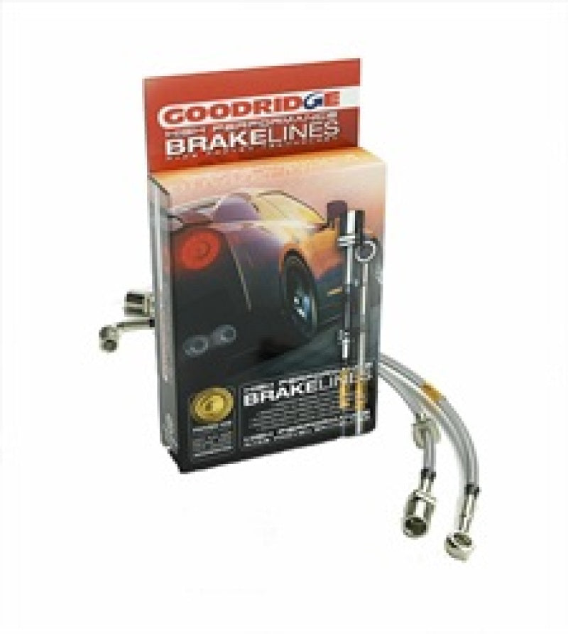 Goodridge 86-08/86 Nissan/Datsun Pathfinder (w/Rear Drum Brakes) SS Brake Line Kit - 22080