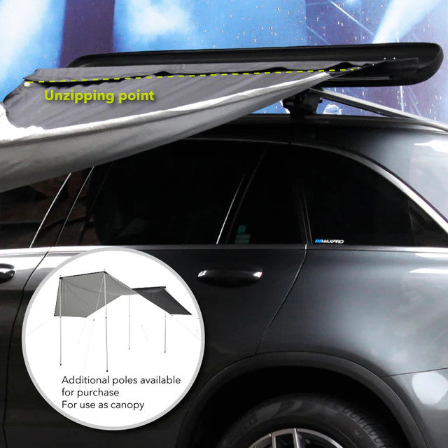 3D MAXpider Lightweight Car Awning - view 3 - Revzone