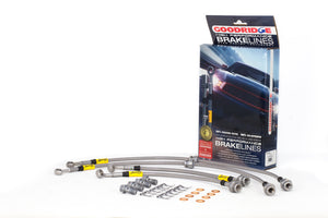 Goodridge 09-15 Nissan Maxima Stainless Steel Brake Line Kit - 22136
