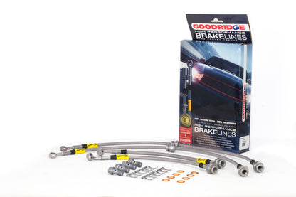 Goodridge 09-15 Nissan Maxima Stainless Steel Brake Line Kit - 22136