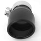 aFe MACH Force-XP 409 SS Single Wall Universal Clamp On Exhaust Tip - Black - 49T25354-B06