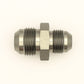 DeatschWerks 10AN Male Flare To 8AN Male Flare Reducer Straight Coupler - 6-02-0206