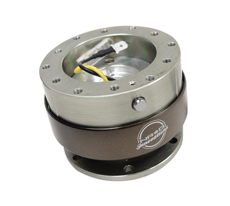 NRG Quick Release Gen 2.0 - Gunmetal Body / Titanium Chrome Ring - SRK-200GM