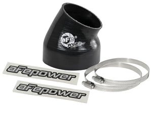 aFe Magnum FORCE Silicone Replacement Coupling Kit 4in ID x 30 Deg. Elbow Coupler - Black - 59-00097
