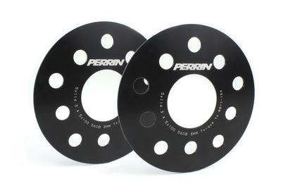 PERRIN Subaru/Toyota/Scion 3mm Wheel Spacers (Slip-On Style/No Studs) 5x114.3/5x100 56mm CB - Pair - PSP-WHL-103BK