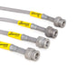 Goodridge 04-13 Mazda 3/Mazdaspeed3 Stainless Steel Brake Line Kit - 25048