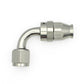 DeatschWerks 8AN Female Swivel 90-Degree Hose End PTFE (Incl. 1 Olive Insert) - 6-02-0856