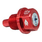 NRG Magnetic Oil Drain Plug M14X1.5 Acura/Honda/Mazda/Mitsubishi - Red - NOP-100RD