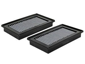aFe Magnum FLOW Pro DRY S OE Replacement Filter (Pair) 14-19 Infiniti Q50 V6 3.5L/3.7L - 31-10273-MA